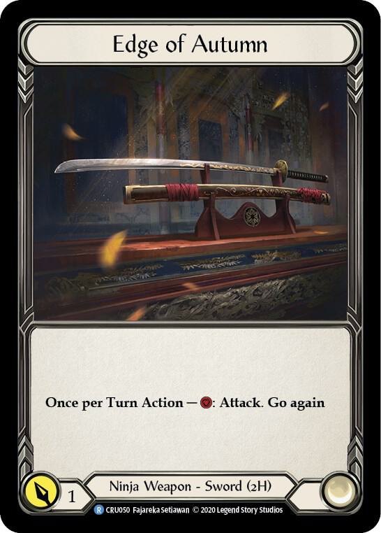 Edge of Autumn CRU050 (Crucible of War)  - Unlimited Edition Rainbow Foil