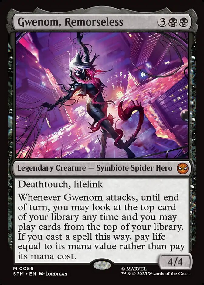 Gwenom, Remorseless 56 (Marvel's Spider-Man)  - Foil