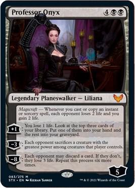 Professor Onyx 83/275 (Strixhaven: School of Mages)  - Foil
