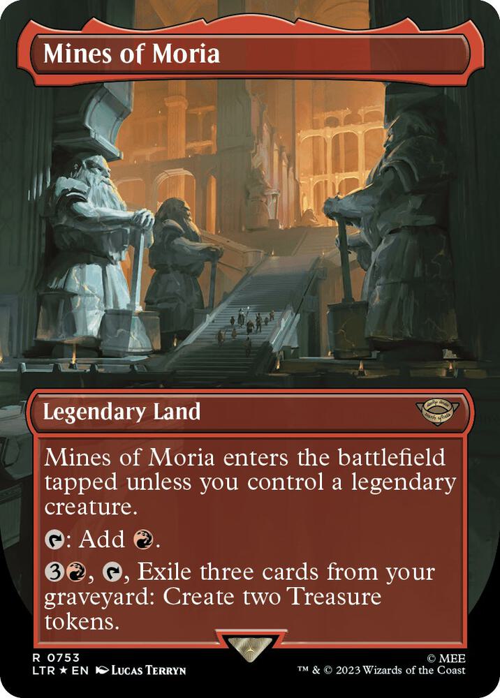 Mines of Moria Borderless Surge Foil (Universes Beyond: The Lord of the Rings: Tales of Middle-earth)  - undefined