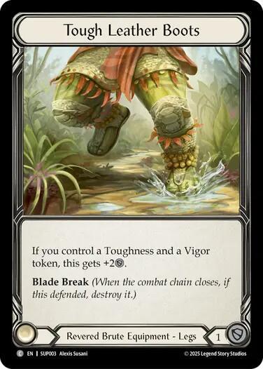 Tough Leather Boots (Super Slam)  - Cold Foil