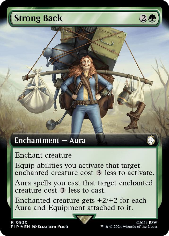 Strong Back 930/326 (Universes Beyond: Fallout)  - Extended Art Surge Foil