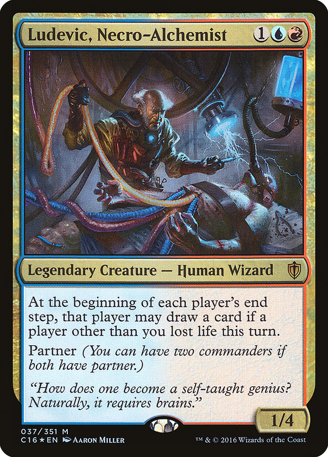 Ludevic, Necro-Alchemist 37/351 (Commander 2016)  - Foil