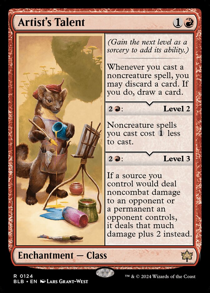 Artists Talent 124 (Bloomburrow)  - Foil