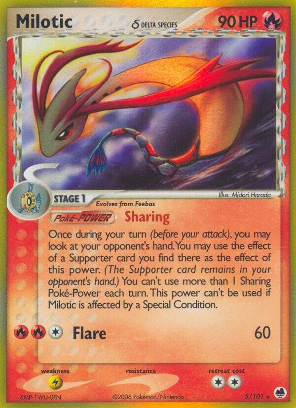 Milotic Delta Species 5/101 (Dragon Frontiers)  - Holofoil