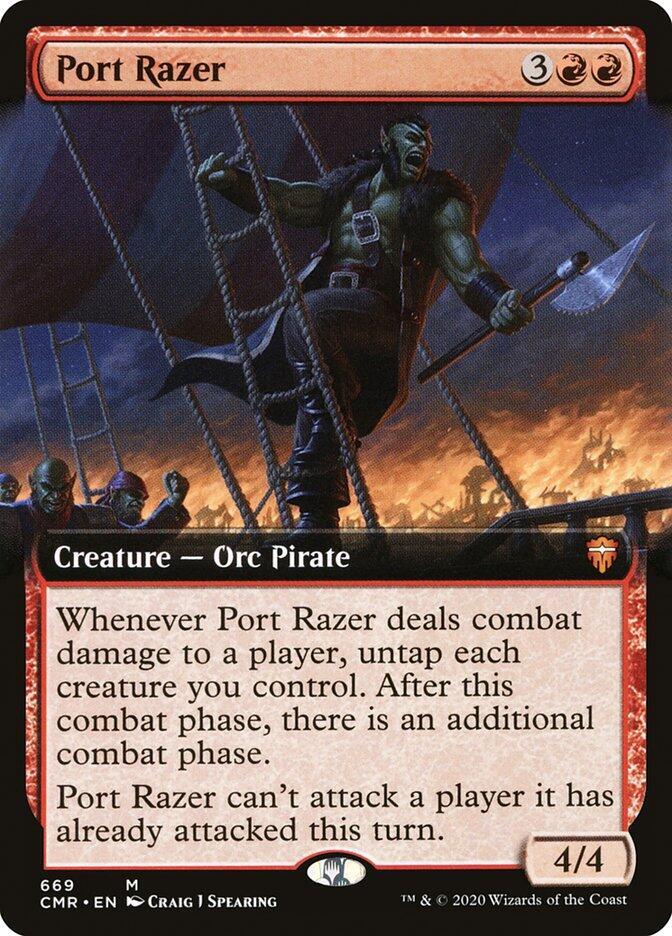 Port Razer 669/361 (Commander Legends)  - Extended Art