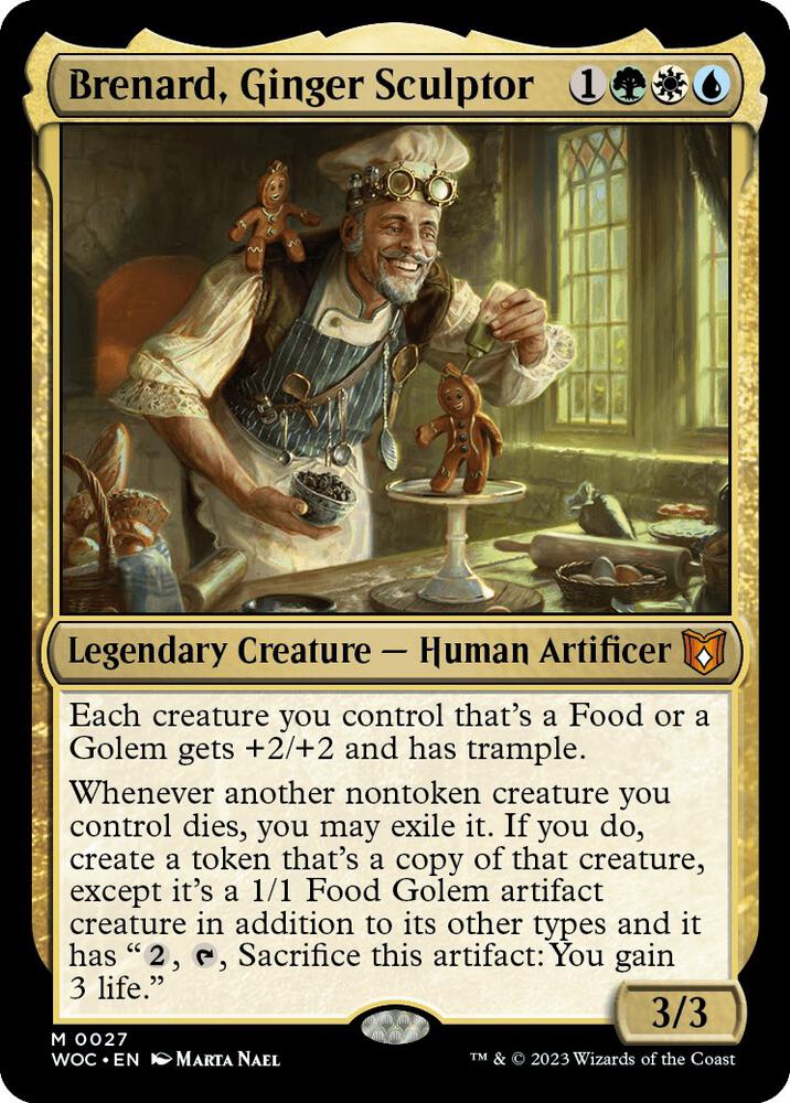 Brenard Ginger Sculptor (Commander: Wilds of Eldraine) 