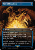 Pact of Negation 523 (Commander: The Lord of the Rings: Tales of Middle-earth)  - Borderless Foil
