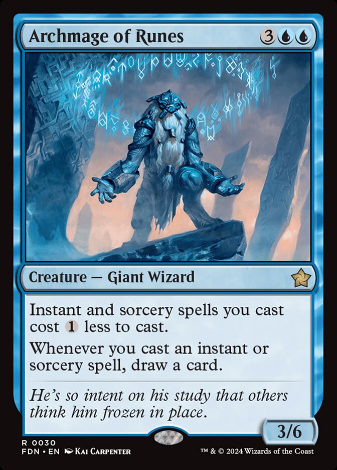 Archmage of Runes 30/291 (Foundations)  - Foil