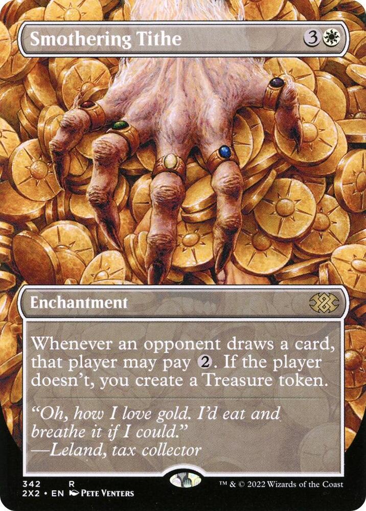 Smothering Tithe Borderless 342 (Double Masters 2022) 