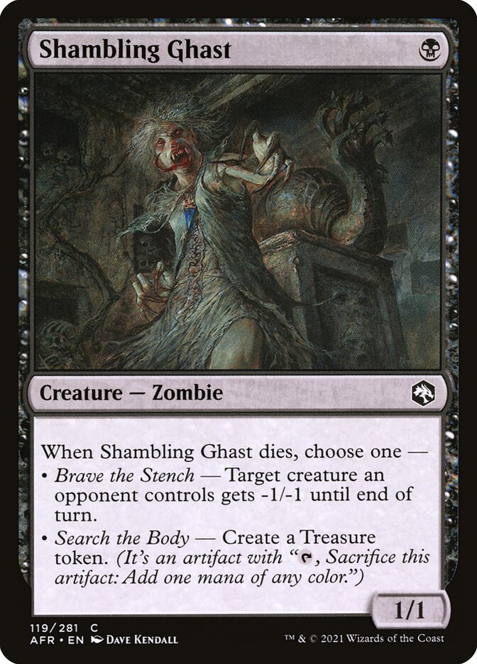 Shambling Ghast 119 (Adventures in the Forgotten Realms)  - Foil