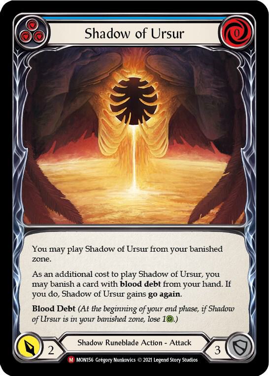 Shadow of Ursur (Monarch)  - 1st Edition Rainbow Foil
