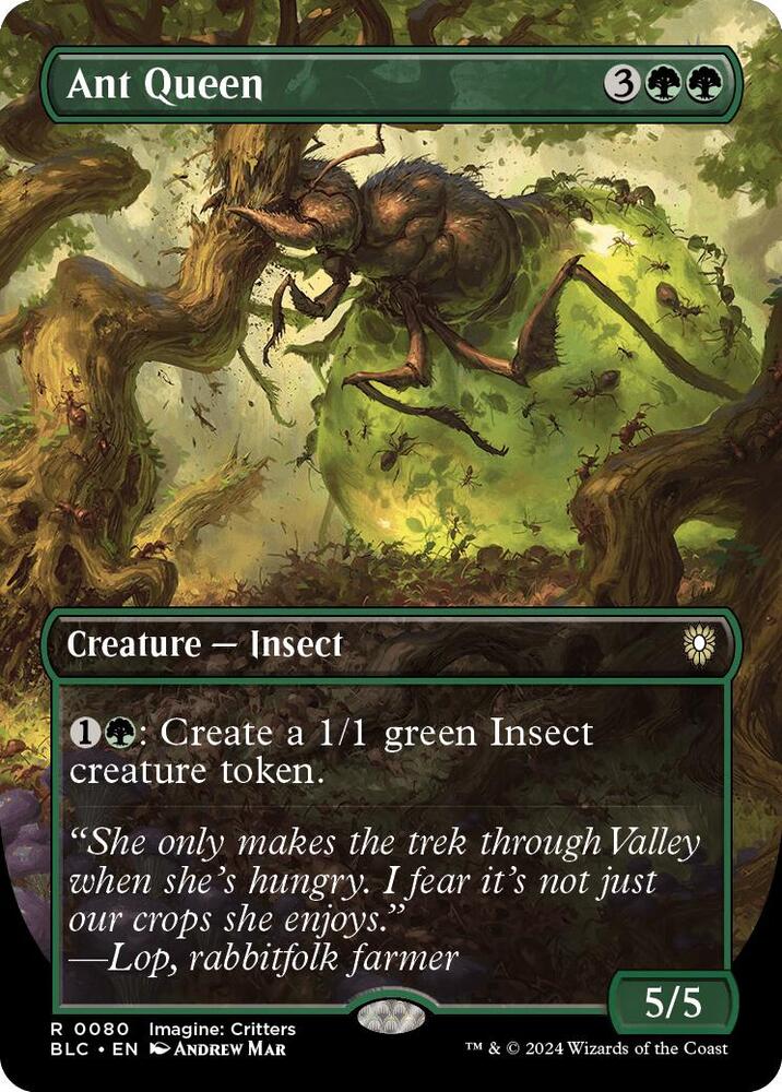 Ant Queen (Dupe) 80 (Commander: Bloomburrow)  - Borderless
