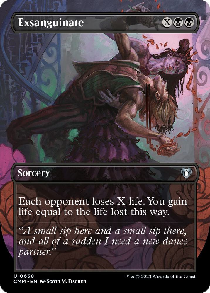 Exsanguinate Borderless (Commander Masters) 