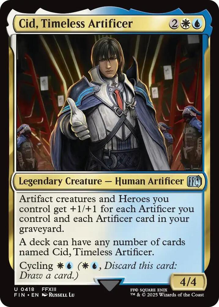 Cid, Timeless Artificer 418 (FINAL FANTASY) 
