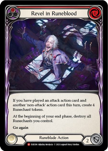 Revel in Runeblood (Everfest)  - 1st Edition Normal