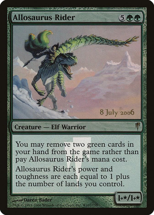 Allosaurus Rider 101★/1 (Prerelease Cards)  - PreRelease Foil