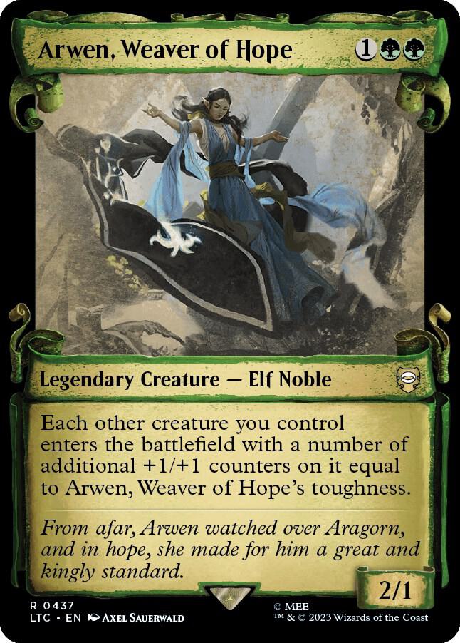 Arwen Weaver of Hope Showcase Scrolls (Commander: The Lord of the Rings: Tales of Middle-earth)  - undefined
