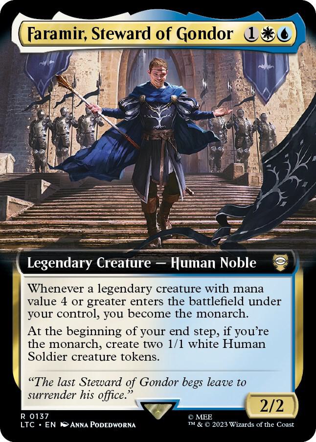 Faramir, Steward of Gondor 137 (Commander: The Lord of the Rings: Tales of Middle-earth)  - Extended Art