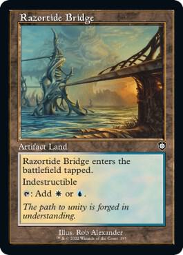 Razortide Bridge Retro Frame (Commander: The Brothers' War) 
