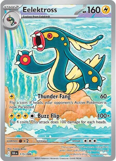 Eelektross 115 086 (SV: Black Bolt)  - Holofoil
