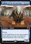 Sphinx of the Second Sun 643/361 (Commander Legends)  - Extended Art