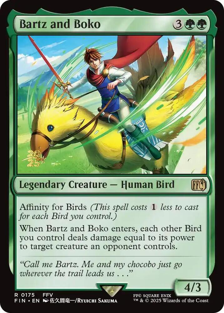 Bartz and Boko (Prerelease Cards)  - undefined