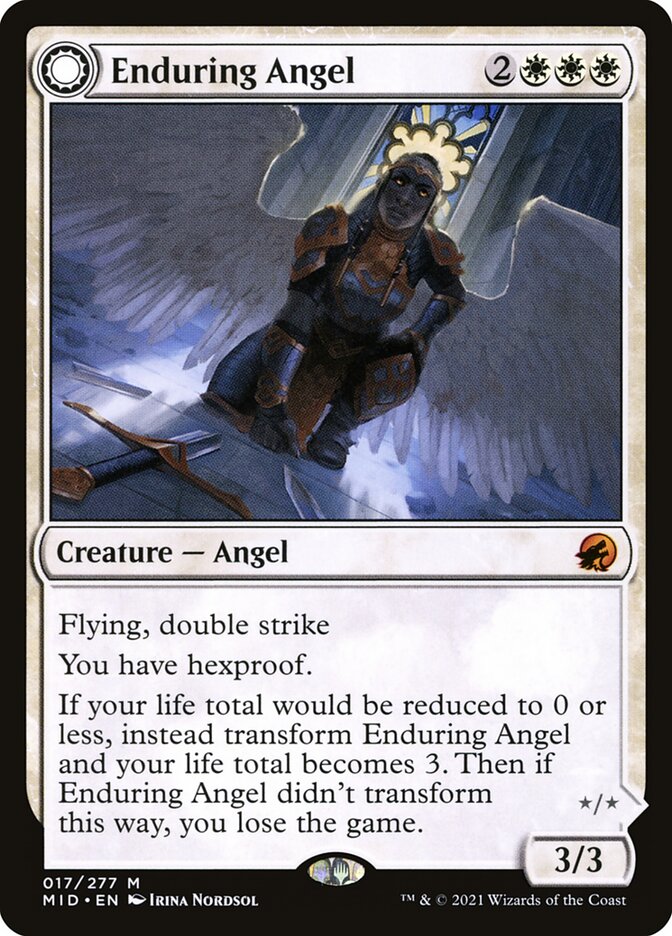 Enduring Angel // Angelic Enforcer (Innistrad: Midnight Hunt) 