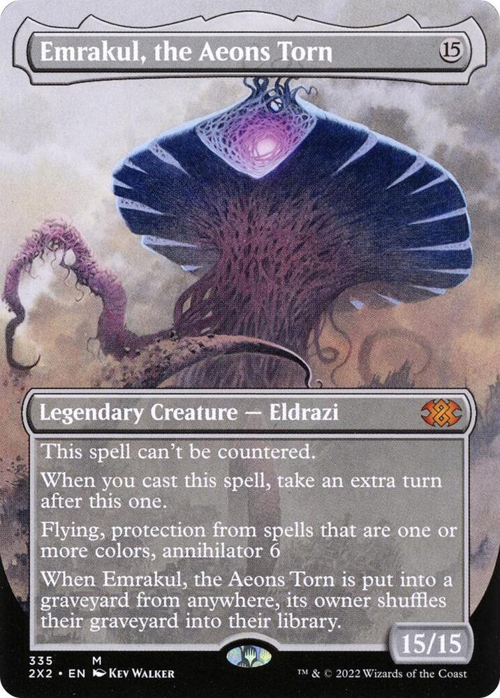 Emrakul the Aeons Torn Borderless 335 (Double Masters 2022)  - Foil