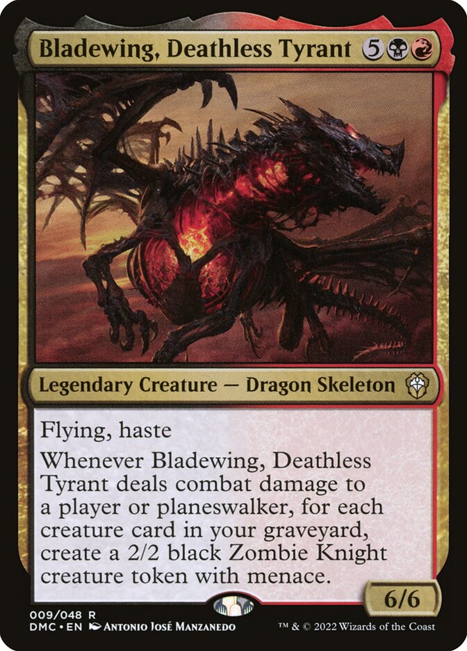 Bladewing, Deathless Tyrant (Commander: Dominaria United) 