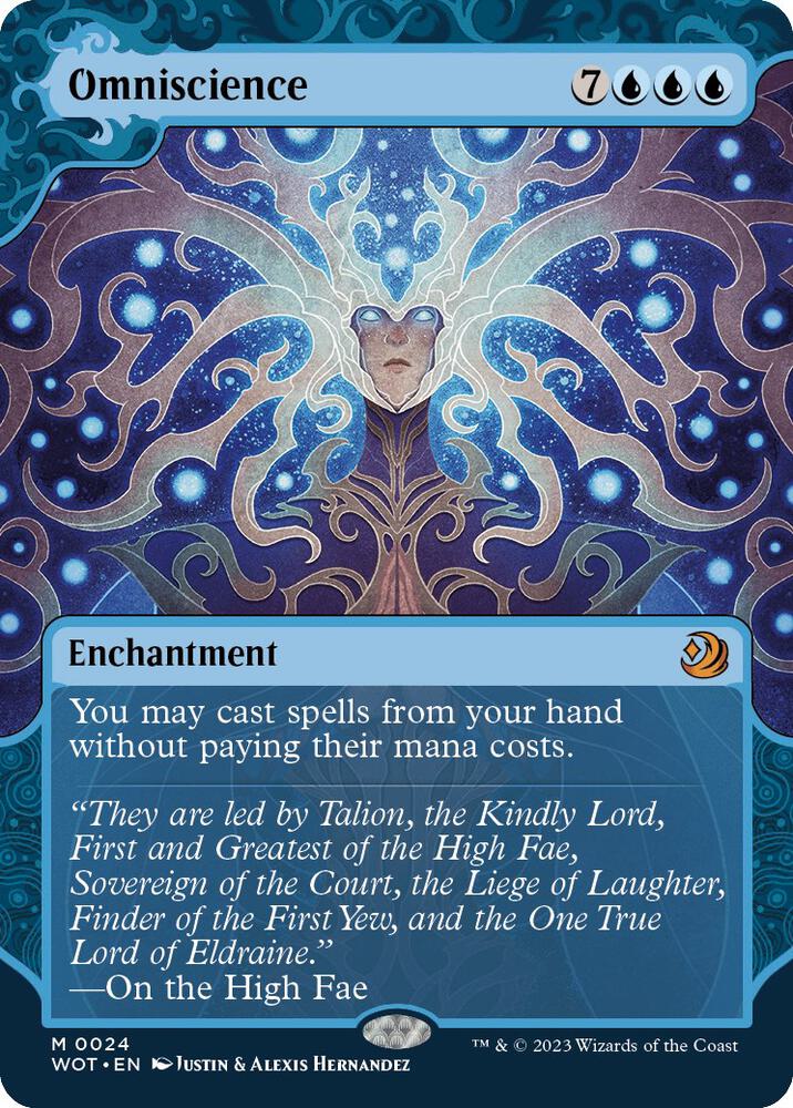 Omniscience 24 (Wilds of Eldraine: Enchanting Tales)  - Foil