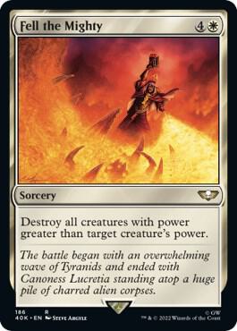 Fell the Mighty Surge Foil (Universes Beyond: Warhammer 40,000)  - undefined