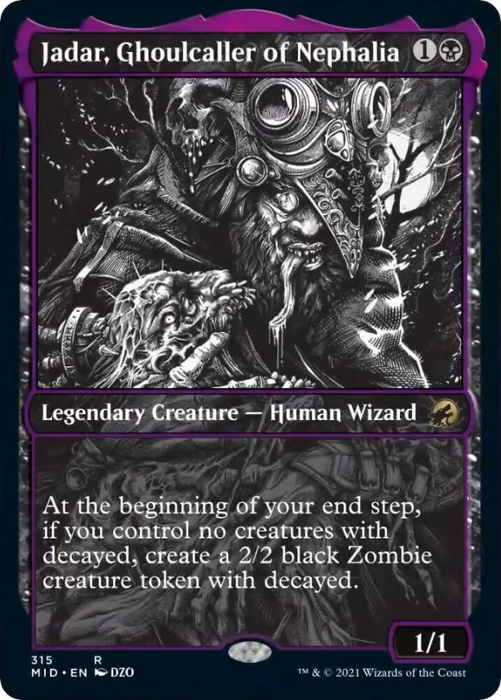 Jadar Ghoulcaller of Nephalia Showcase 315 (Innistrad: Midnight Hunt)  - Foil