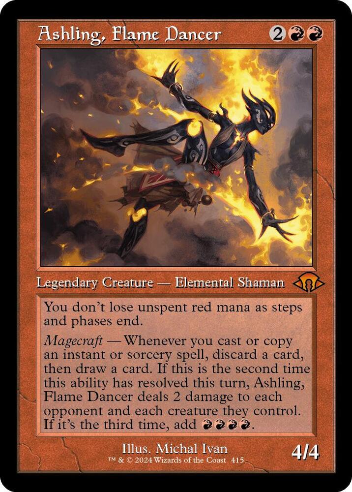 Ashling, Flame Dancer 415/319 (Modern Horizons 3)  - Retro