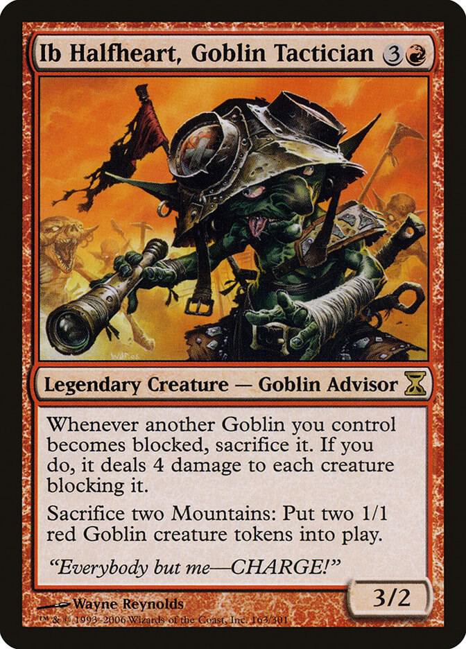 Ib Halfheart Goblin Tactician 163/301 (Time Spiral)  - Foil