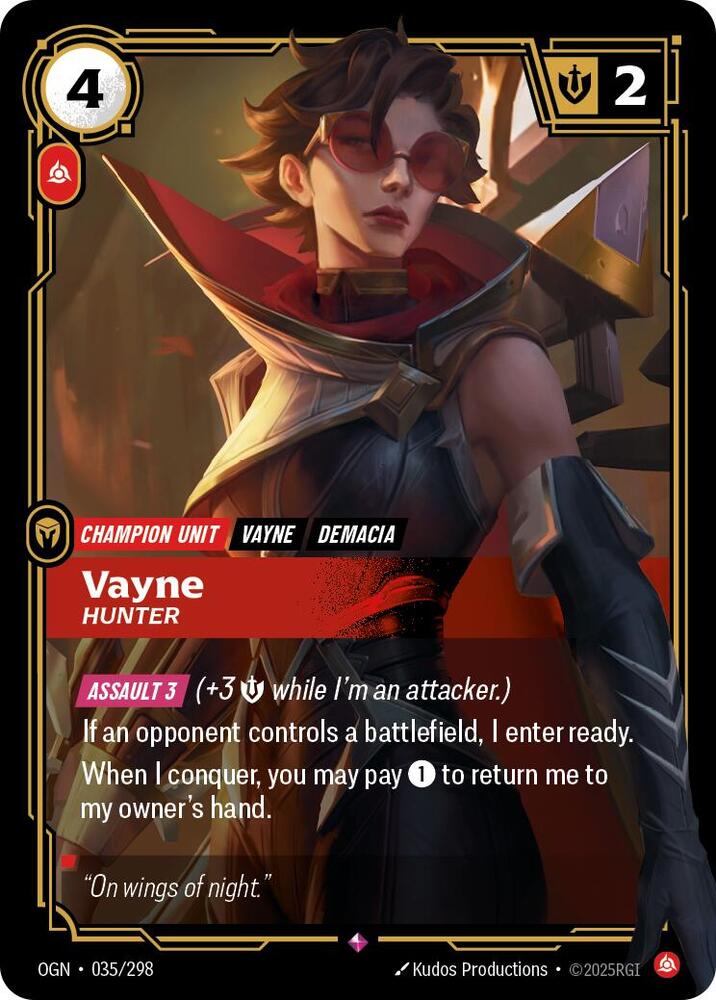 Vayne Hunter (Origins)  - Foil