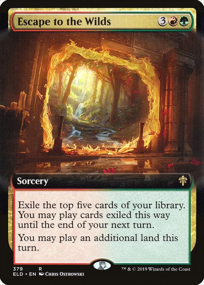 Escape to the Wilds Extended Art (Throne of Eldraine)  - undefined