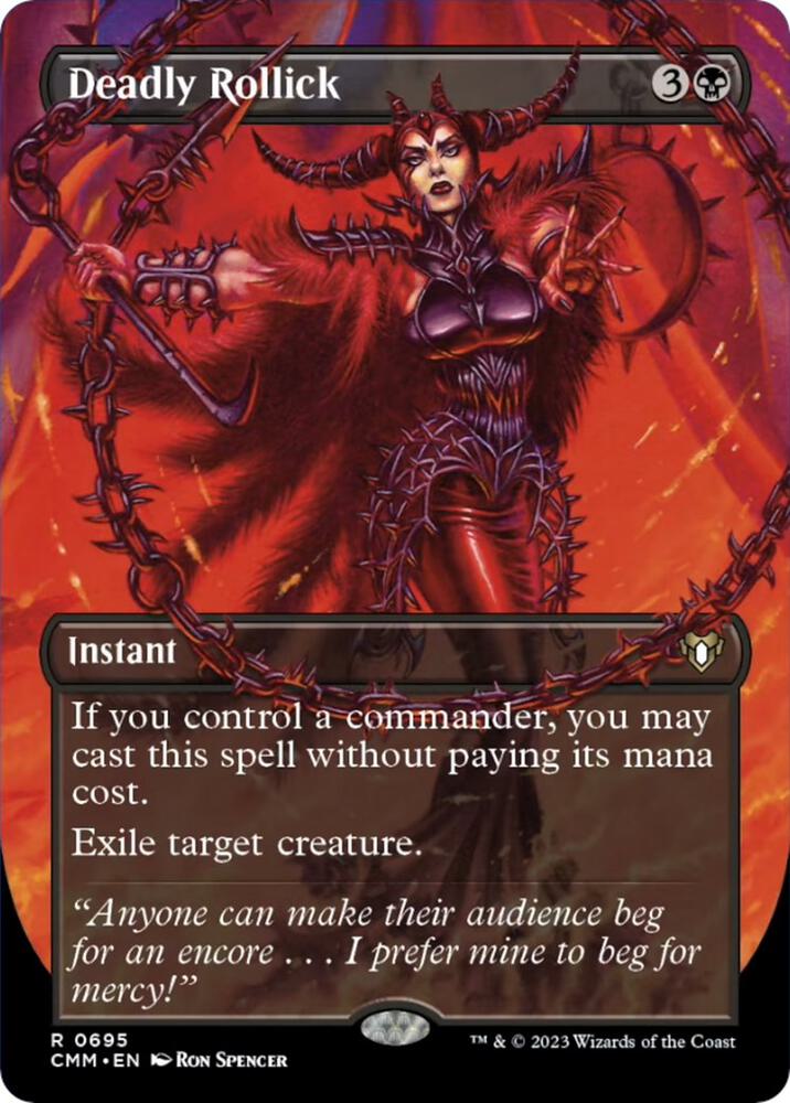 Deadly Rollick 695/451 (Commander Masters)  - Borderless