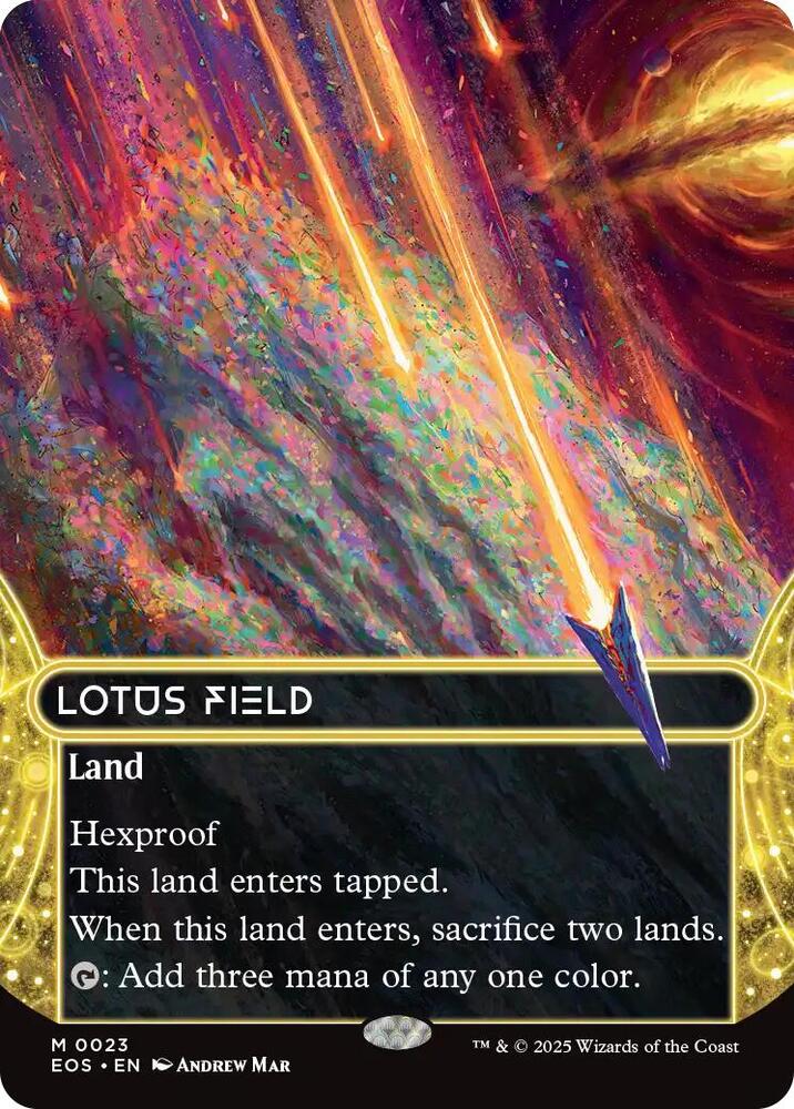 Lotus Field 0023 Borderless (Edge of Eternities: Stellar Sights) 