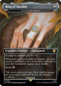 Ring of Barahir Sword of the Animist Borderless Surge Foil 385 (Commander: The Lord of the Rings: Tales of Middle-earth)  - Borderless Surge Foil