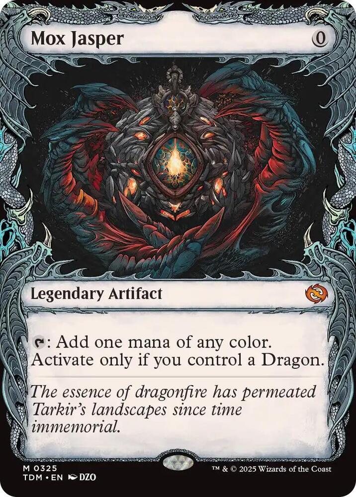 Mox Jasper Showcase (Tarkir: Dragonstorm)  - undefined