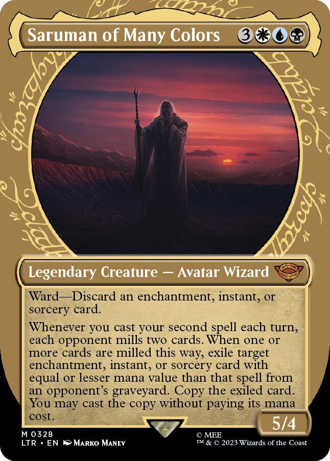 Saruman of Many Colors Showcase (Universes Beyond: The Lord of the Rings: Tales of Middle-earth) 
