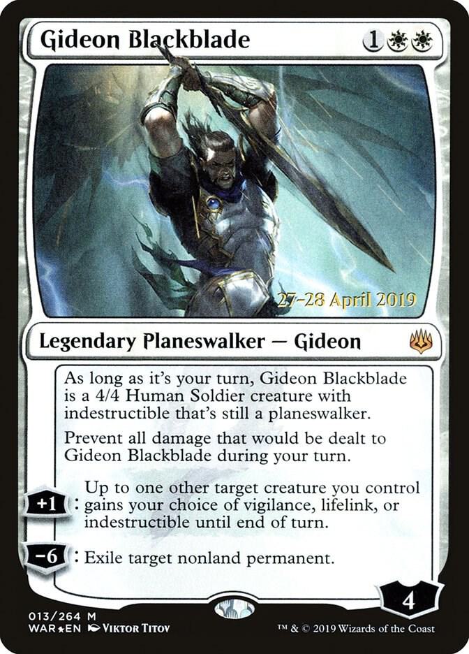 Gideon Blackblade (Prerelease Cards)  - undefined