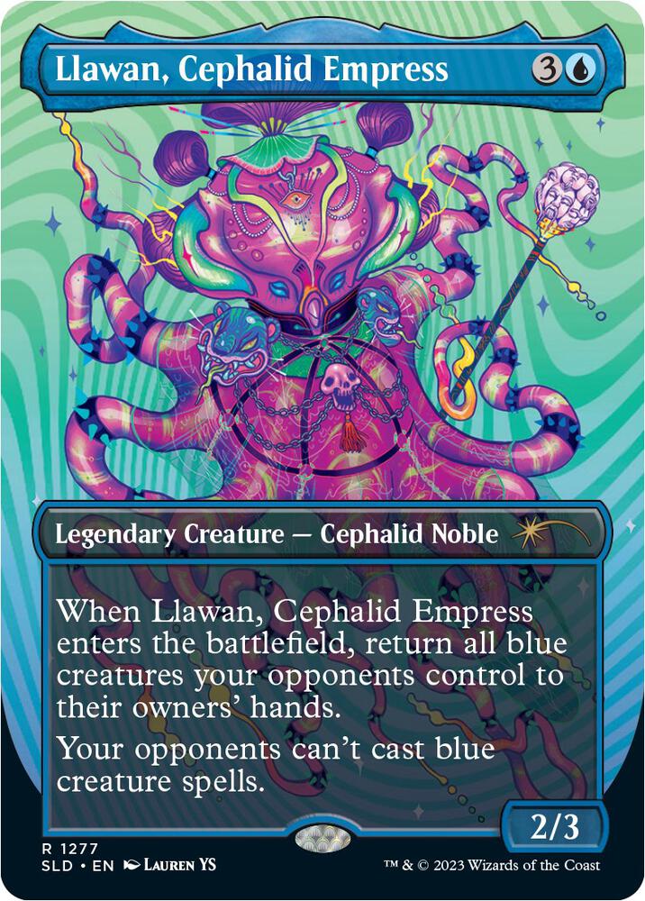 Llawan, Cephalid Empress 1277/1 (Secret Lair Drop Series)  - Borderless Foil