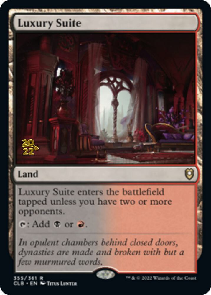 Luxury Suite 355s/108 (Prerelease Cards)  - Foil