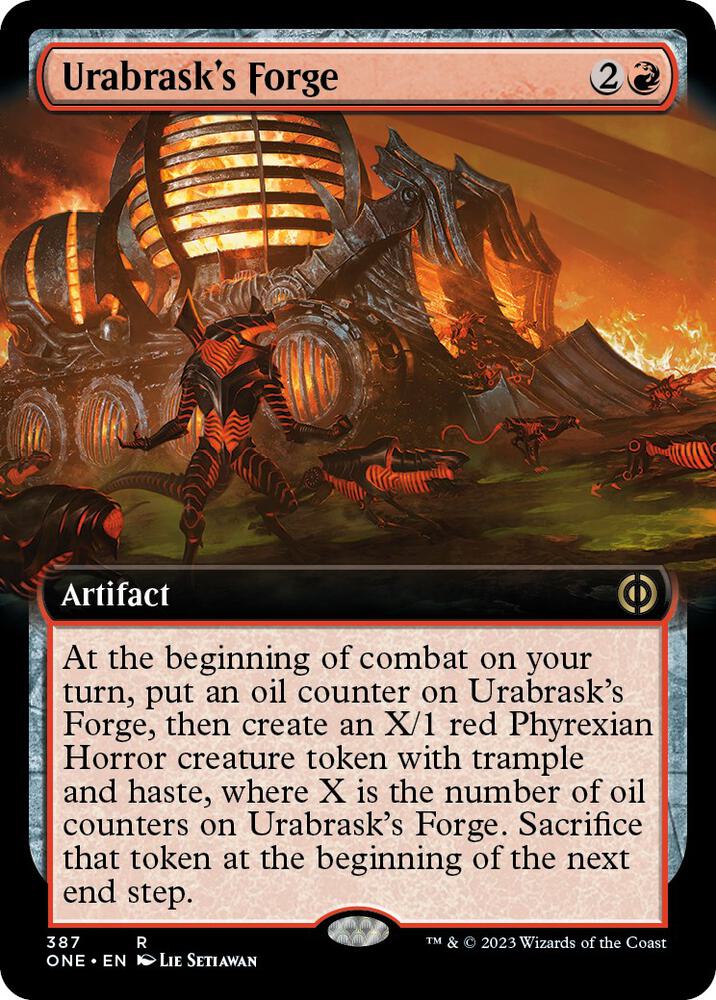 Urabrasks Forge Extended Art (Phyrexia: All Will Be One)  - undefined