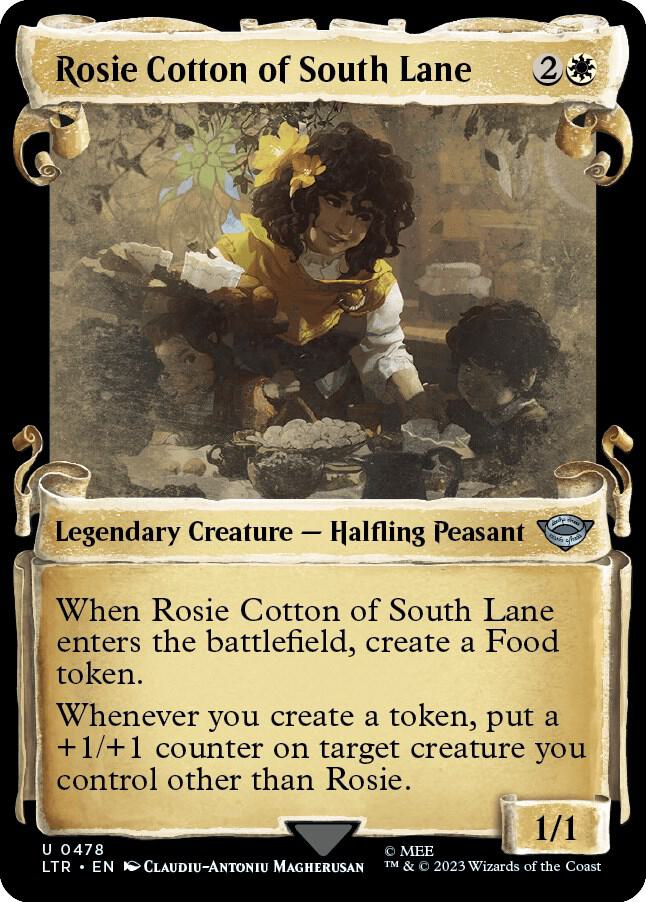 Rosie Cotton of South Lane 478 (Universes Beyond: The Lord of the Rings: Tales of Middle-earth)  - Showcase Scroll Foil
