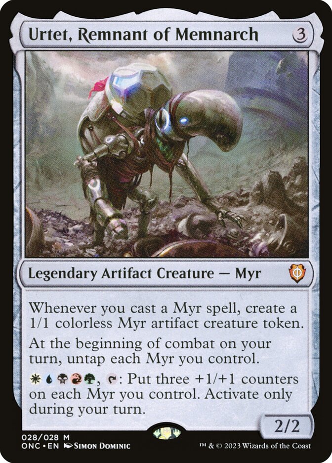 Urtet, Remnant of Memnarch (Commander: Phyrexia: All Will Be One) 