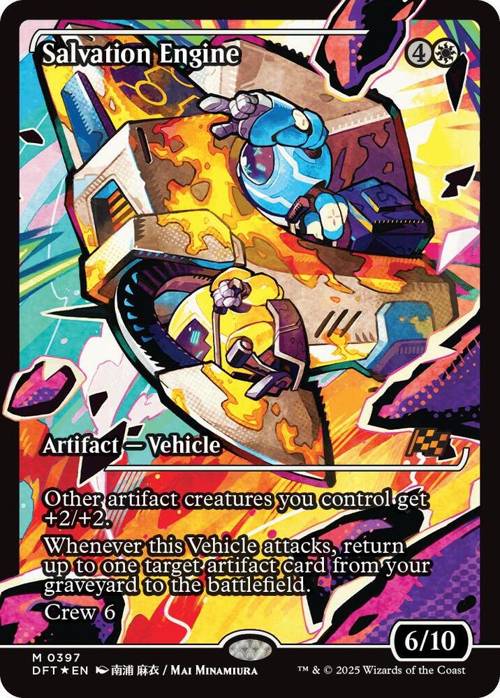 Salvation Engine 397/291 (Aetherdrift)  - Showcase Foil