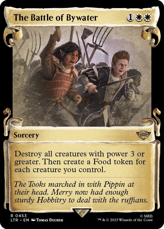 The Battle of Bywater 453 (Universes Beyond: The Lord of the Rings: Tales of Middle-earth)  - Showcase Scroll Foil
